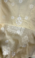 Load image into Gallery viewer, Women's Lakhnavi Handcrafted Kota Cotton Unstitched Kurta And Dupatta Set- HONC0318740