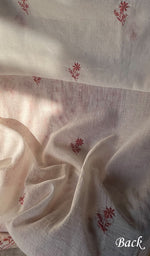 Load image into Gallery viewer, Women's Lakhnavi Handcrafted Maheshwari Mul Chanderi Unstitched Kurta And Dupatta Set - HONC0271870