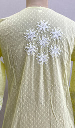 Load image into Gallery viewer, Anam Women's Lucknowi Handcrafted Cotton Chikankari Kurti - HONC0208704