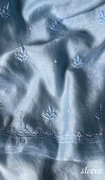 将图像加载到图库查看器中, Women's Lakhnavi Handcrafted Mul Chanderi Chikankari Full Suit Material - HONC0271177