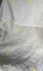 Load image into Gallery viewer, Women's Lakhnavi Handcrafted Mul Chanderi Unstitched Kurta And Dupatta Set- HONC0278933