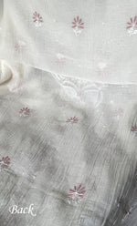 将图像加载到图库查看器中, Women's Lakhnavi Handcrafted Unstitchd Mul Chanderi Kurta And Dupatta Set - HONC0319482