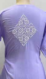 Load image into Gallery viewer, Women's Lucknowi Handcrafted Cotton Chikankari Kurti - HONC0212080