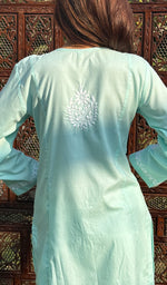 Load image into Gallery viewer, Iqra Women's Lucknowi Handcrafted Cotton Chikankari Kurti - HONC0164375