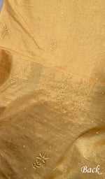 Load image into Gallery viewer, Women's Lakhnavi Handcrafted Mul Chanderi Unstitched Chikankari Full Suit Material - HONC0328107