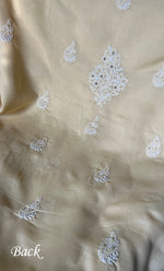 将图像加载到图库查看器中, Women's Lakhnavi Handcrafted Unstitched Cotton Chikankari Suit Material - HONC0264459