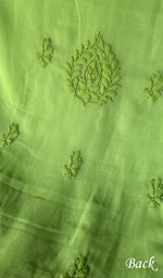 将图像加载到图库查看器中, Women's Lucknowi Handcrafted Faux-Georgette Chikankari Suit Material - HONC0277976