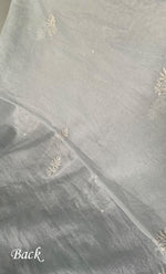 将图像加载到图库查看器中, Women's Lakhnavi Handcrafted Mul Chanderi Unstitched Kurta And Dupatta Set - HONC0273088