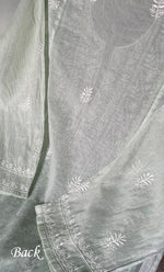 将图像加载到图库查看器中, Women's Lakhnavi Handcrafted Mul Chanderi Semi - Stitched Anarkali And Dupatta Set - HONC0304460