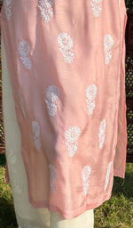 将图像加载到图库查看器中, Heeba Women's Lucknowi Handcrafted Muslin Chikankari Kurti - HONC0177079