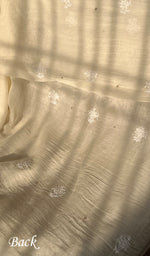 Load image into Gallery viewer, Irum Women's Lakhnavi Handcrafted Mul Chanderi Unstitched Kurta And Dupatta Set - HONC0297199