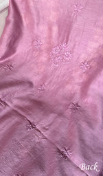 将图像加载到图库查看器中, Women's Lakhnavi Handcrafted Mul Chanderi Unstitched Kurta And Dupatta Set - HONC0277040