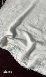 Load image into Gallery viewer, Women's Lakhnavi Handcrafted Modal Cotton Chikankari Unstitched Kurti Fabric - HONC0242107