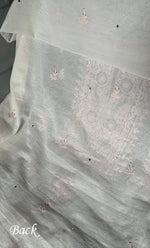 将图像加载到图库查看器中, Women's Lakhnavi Handcrafted Mul Chanderi Unstitched Kurta And Dupatta Set- HONC0267151