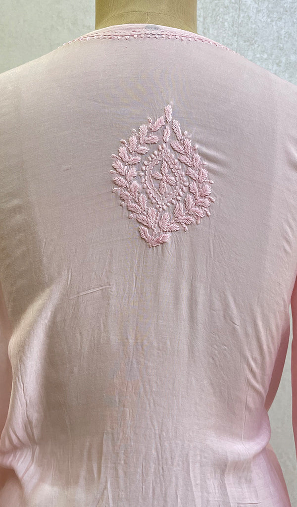 Women's Lucknowi Handcrafted Modal Cotton Chikankari Kurti - HONC0142408
