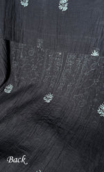 将图像加载到图库查看器中, Women's Lakhnavi Handcrafted Unstitched Mul Chanderi Kurta And Dupatta Set - HONC0280875