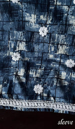 将图像加载到图库查看器中, Women's Lakhnavi Handcrafted Cotton Chikankari Unstitched Kurti Fabric - HONC0268844