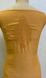 Load image into Gallery viewer, Lucknowi Handcrafted Muslin Chikankari Suit Material - HONC0129622