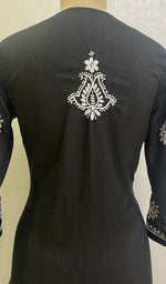 将图像加载到图库查看器中, Women's Lucknowi Handcrafted Cotton Chikankari Kurti-HONC0148403