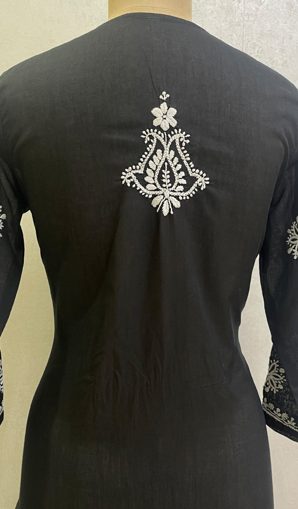 Women's Lucknowi Handcrafted Cotton Chikankari Kurti-HONC0148403