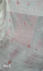 Load image into Gallery viewer, Women's Lakhnavi Handcrafted Unstitched Mul Chanderi Kurta And Dupatta Set - HONC0267155