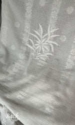 Load image into Gallery viewer, Alishba Women's Lucknowi Handcrafted Kota Cotton Chikankari Unstitched Kurta And Dupatta Set - HONC0312635