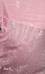 Load image into Gallery viewer, Women's Lakhnavi Handcrafted Mul Chanderi Unstitched Kurta And Dupatta Set - HONC0307428