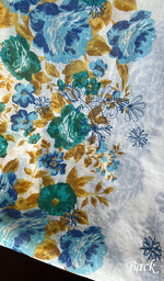 将图像加载到图库查看器中, Women's Lakhnavi Handcrafted Cotton Chikankari Unstitched Kurti Fabric - HONC0284321