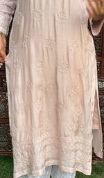 将图像加载到图库查看器中, Inaya Women's Lucknowi Handcrafted Muslin Chikankari Kurti - HONC0202274