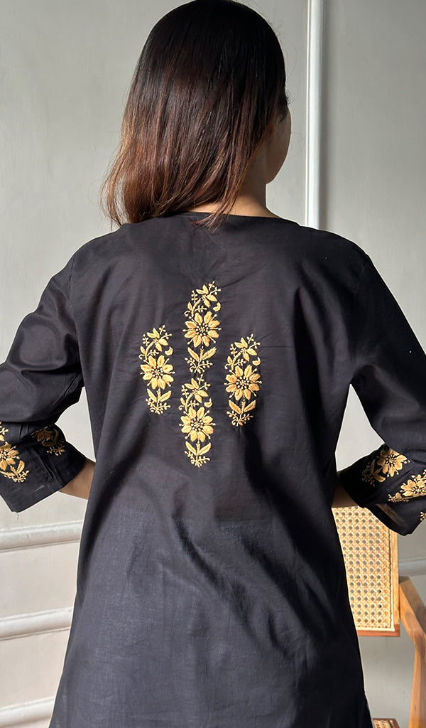 Women's Lucknowi Handcrafted Cotton Chikankari Top - HONC0297385