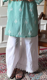 Load image into Gallery viewer, Sezuka Women's Lakhnavi Handcrafted Cotton Chikankari Top - HONC0350790