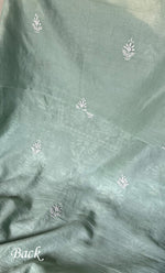 Load image into Gallery viewer, Women's Lakhnavi Handcrafted Maheshwari Mul Chanderi UnStitched Kurta And Dupatta Set - HONC0286686