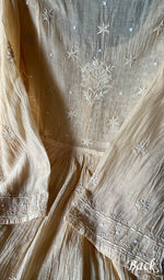 将图像加载到图库查看器中, Women's Lakhnavi Handcrafted Mul Chanderi Semi - Stitched Kurta And Dupatta Set - HONC0291254