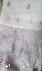 将图像加载到图库查看器中, Women's Lakhnavi Handcrafted Mul Chanderi Unstitched Kurta And Dupatta Set - HONC0278937