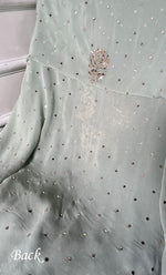 Load image into Gallery viewer, Hunar Women's Lakhnavi Handcrafted Viscose Georgette Chikankari Unstitched Full Suit Material - HONC0301675