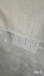 Load image into Gallery viewer, Women's Lakhnavi Handcrafted Mul Chanderi Unstitched Kurta And Dupatta Set - HONC0279324