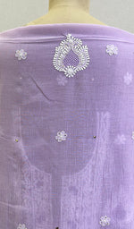 将图像加载到图库查看器中, Women's Lakhnavi Handcrafted Mul Chanderi Kurta And Dupatta Set- HONC0177722