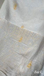 Load image into Gallery viewer, Women's Lakhnavi Handcrafted Mul Chanderi Unstitched Kurta And Dupatta Set - HONC0226787
