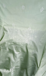 Load image into Gallery viewer, Alveena Women's Lakhnavi Handcrafted Cotton Unstitched Chikankari Kurta And Kurta Dupatta Set - HONC0101900