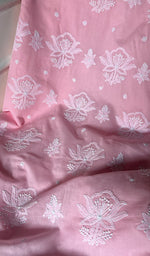 将图像加载到图库查看器中, Aashi Women's Lakhnavi Handcrafted Cotton Chikankari Suit Material - HONC0285007