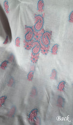 Load image into Gallery viewer, Anamta Women's Lakhnavi Handcrafted Cotton Chikankari Suit Material - HONC0291807