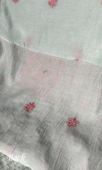Load image into Gallery viewer, Women's Lakhnavi Handcrafted Mul Chanderi Unstitched Kurta And Dupatta Set - HONC0280889