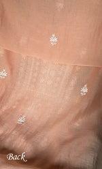 Load image into Gallery viewer, Women's Lakhnavi Handcrafted Mul Chanderi Unstitched Kurta And Dupatta Set - HONC0307211