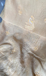 将图像加载到图库查看器中, Women's Lakhnavi Handcrafted Mul Chanderi Unstitched Kurta And Dupatta Set- HONC0312989