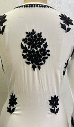 Load image into Gallery viewer, Women's Lucknowi Handcrafted Mul Cotton Chikankari Kurti-HONC0151157