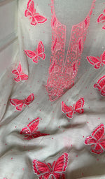 Load image into Gallery viewer, Titlee Women's Lakhnavi Handcrafted Mul Chanderi Kurta And Dupatta Set - HONC0378404