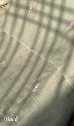 将图像加载到图库查看器中, Women's Lakhnavi Handcrafted Mul Chanderi Unstitched Kurta And Dupatta Set - HONC0287727