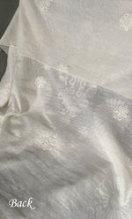 Load image into Gallery viewer, Women's Lakhnavi Handcrafted Mul Chanderi Unstitched Kurta And Dupatta Set- HONC0263961