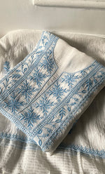 Load image into Gallery viewer, Women's Lakhnavi Handcrafted Unstitched Mul Chanderi Kurta And Dupatta Set - HONC0327480