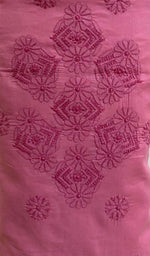 Load image into Gallery viewer, Women's Lucknowi Handcrafted Cotton Chikankari Suit Material- HONC05703